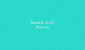Nama Akun dan Clan CoC Keren