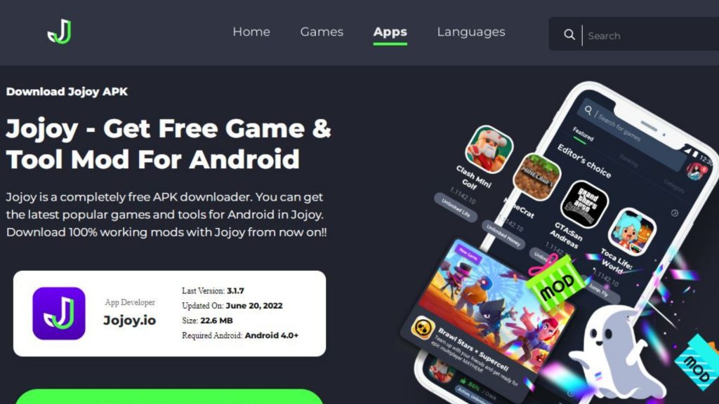 Aplikasi Jojoy: Platform Semua Aplikasi dan Game Mod