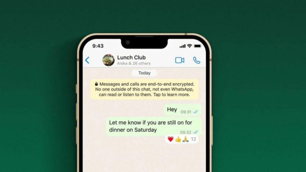 Fitur Reactions WhatsApp ? Ini Cara Penggunaannya