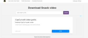 Download Video Snack Video Tanpa Watermark