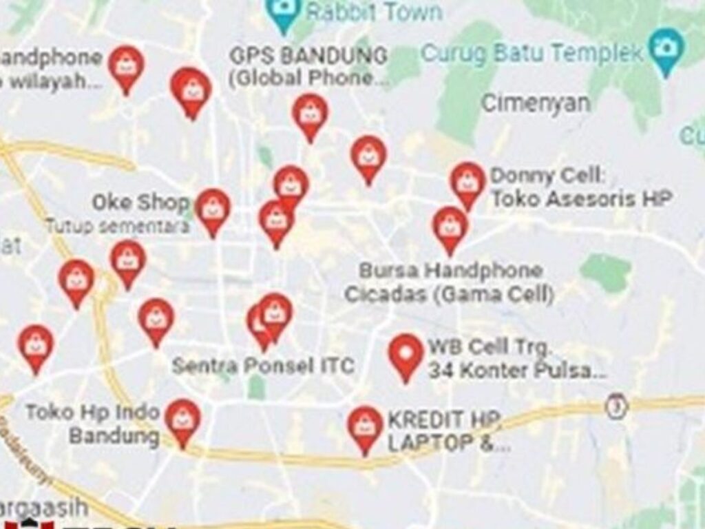 Cara melihat titik koordinat di maps Hp Android, iPhone dan laptop.
